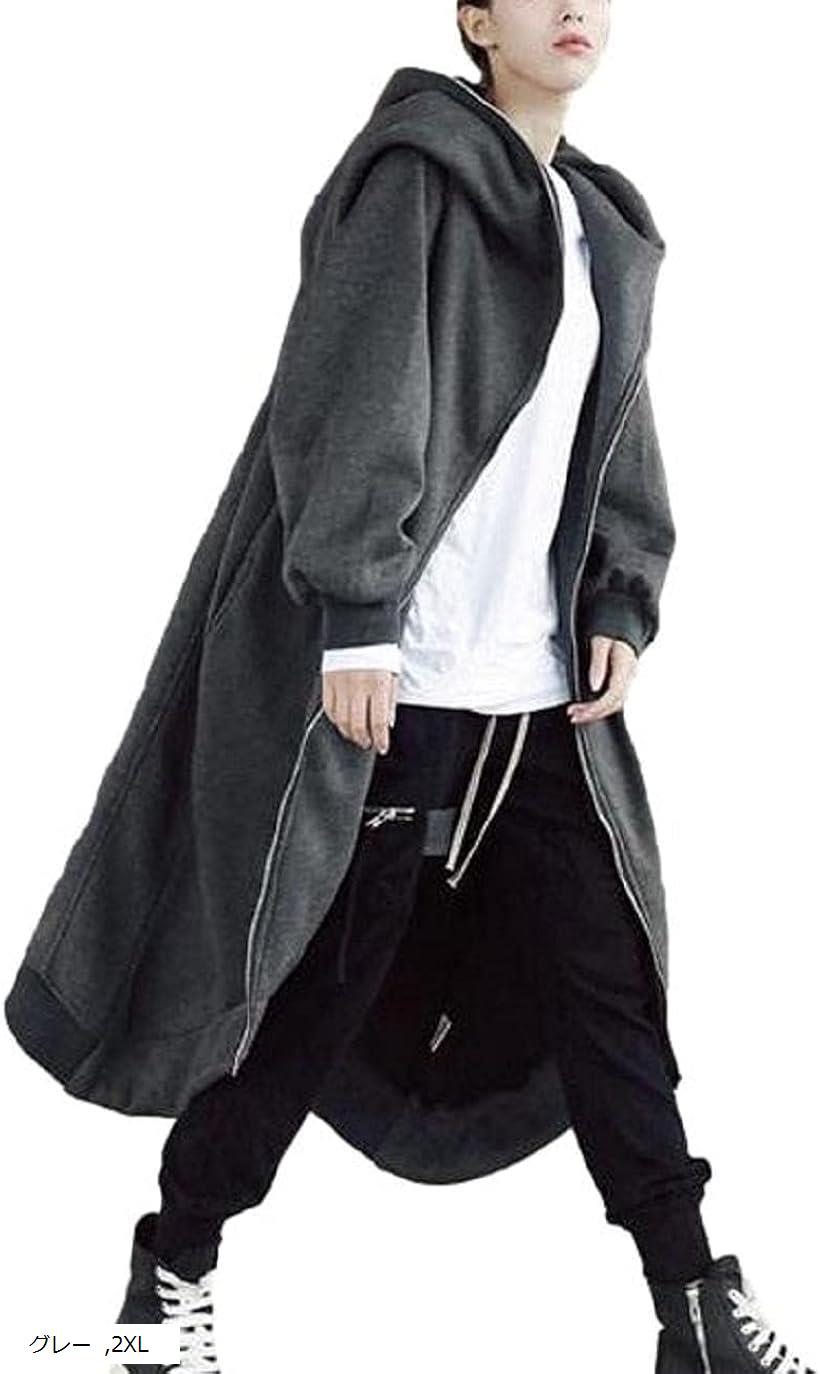 ニブンノイチプラス 大人 ゆったり コクーン フード グランド ミリタリー コート レディース( グレー, 2XL)のサムネイル