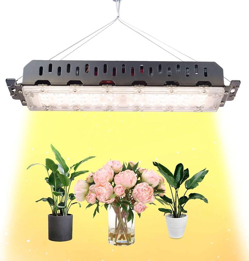 植物育成ライトLED HPS植物ライト400Wに相当 植物用フルスペクトル照明 4000K 室内栽培 ...