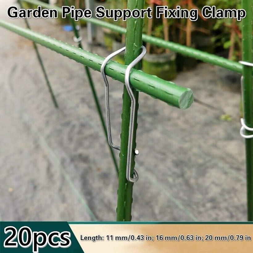 Copeflap 菜園クロスバンド 20本 支柱 固定 園芸 園芸支柱 ジョイント 園芸用 家庭菜園 (20mm) 3