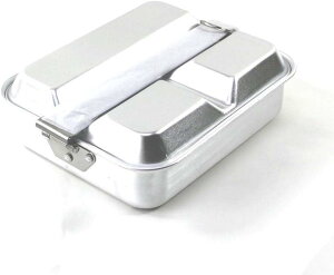 アルミメスキットパン 折り畳みハンドル付き サバイバルキット キャンプ ミリタリーランチボックス メスティン Aluminum MESS KIT PAN(MESK-003)通販格安セール情報 楽天 通販