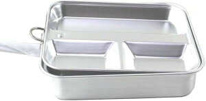 アルミメスキットパン 折り畳みハンドル付き サバイバルキット キャンプ ミリタリーランチボックス メスティン Aluminum MESS KIT PAN(MESK-003)通販格安セール情報 楽天 通販
