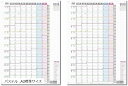 1年連結カレンダー ポスター 2枚セット 2025年 1月始まり 月曜始まり 大きい 壁掛け 令和7年 M2-2525-01M(パステル, A2標準サイズ)