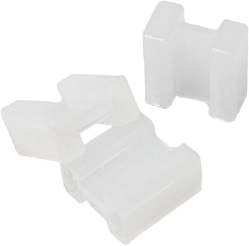 コンセントプラグ キャップ acプラグ 2PIN カバー 先端用 (透明, 50個セット)