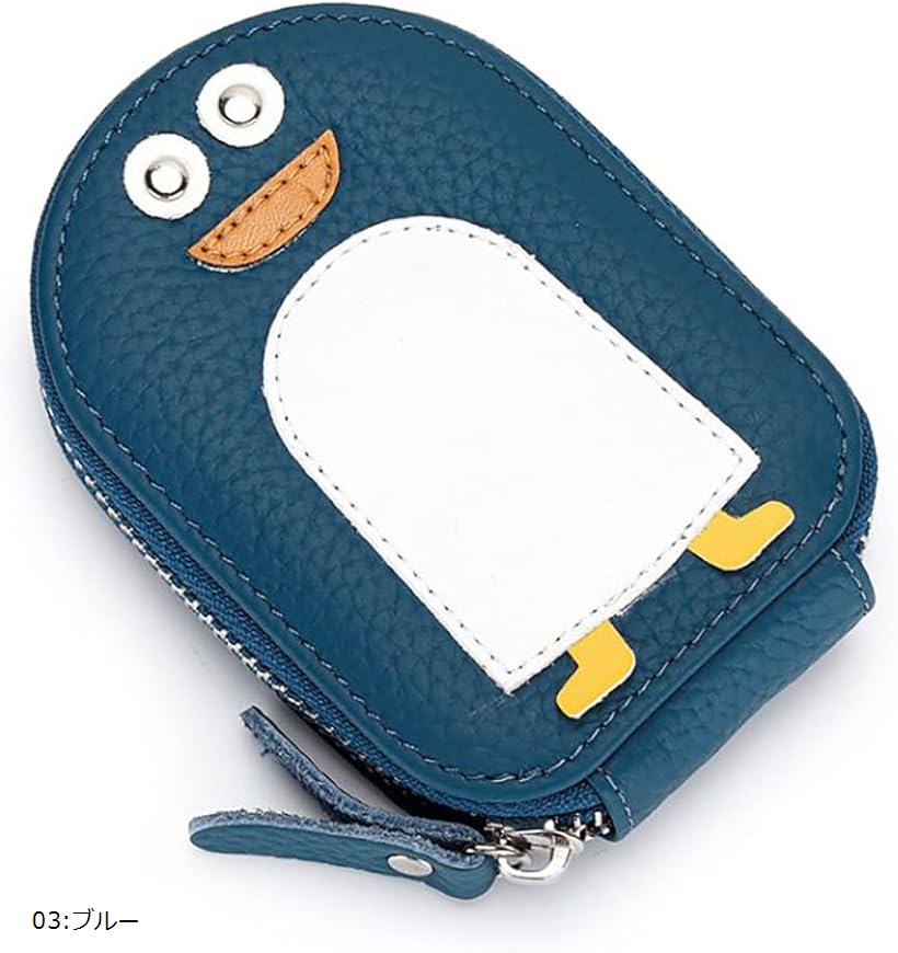 カードケース レディース 子供 大容量 薄型 本革 レザー じゃばら かわいい ペンギン キャラクター カ..