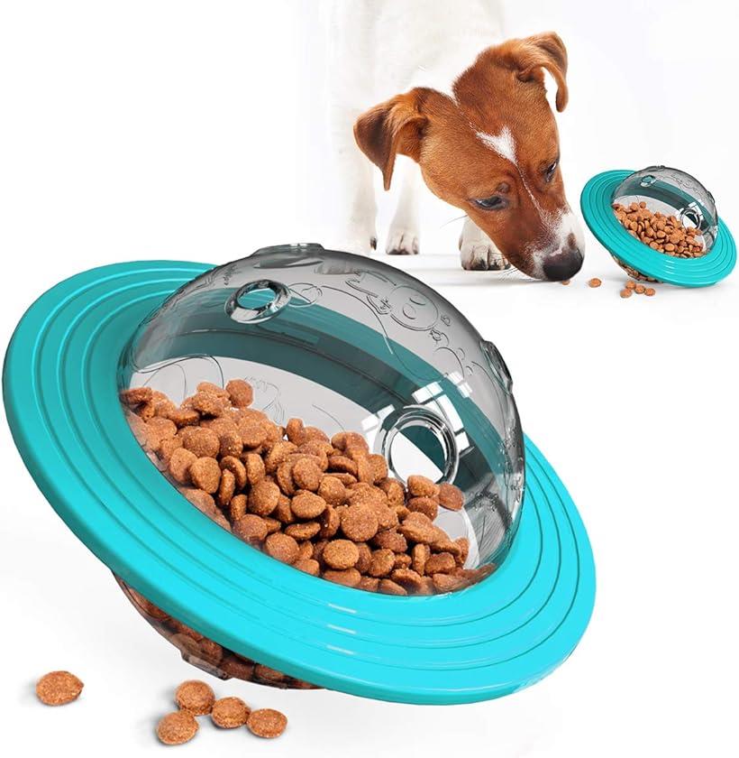 OBEST 犬用おもちゃ 食器 早食い対策 知育玩具 運動不足解消 ストレス解消 小/中/型犬 空飛ぶ円盤 玩具ボール( 空飛ぶ円盤 玩具ボール)