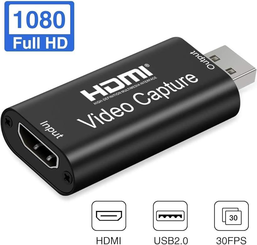 OBEST HDMI キャプチャーボード ビデオキャプチャーボード ゲームキャプチャ 超小型 USB ...