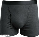 セレーニ 尿漏れパンツ 失禁 100ml 男性用 吸水ボクサーパンツ 防水 消臭抗菌 しっかり吸収 自然なシルエット(チャコール, XL)