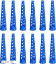 パーマロッド 円錐ロッド ヘアローラー 円すい ヘアカーラー スパイラルパーマ リタッチ ナチュラル ショート(2.3-1.0cm 12本)