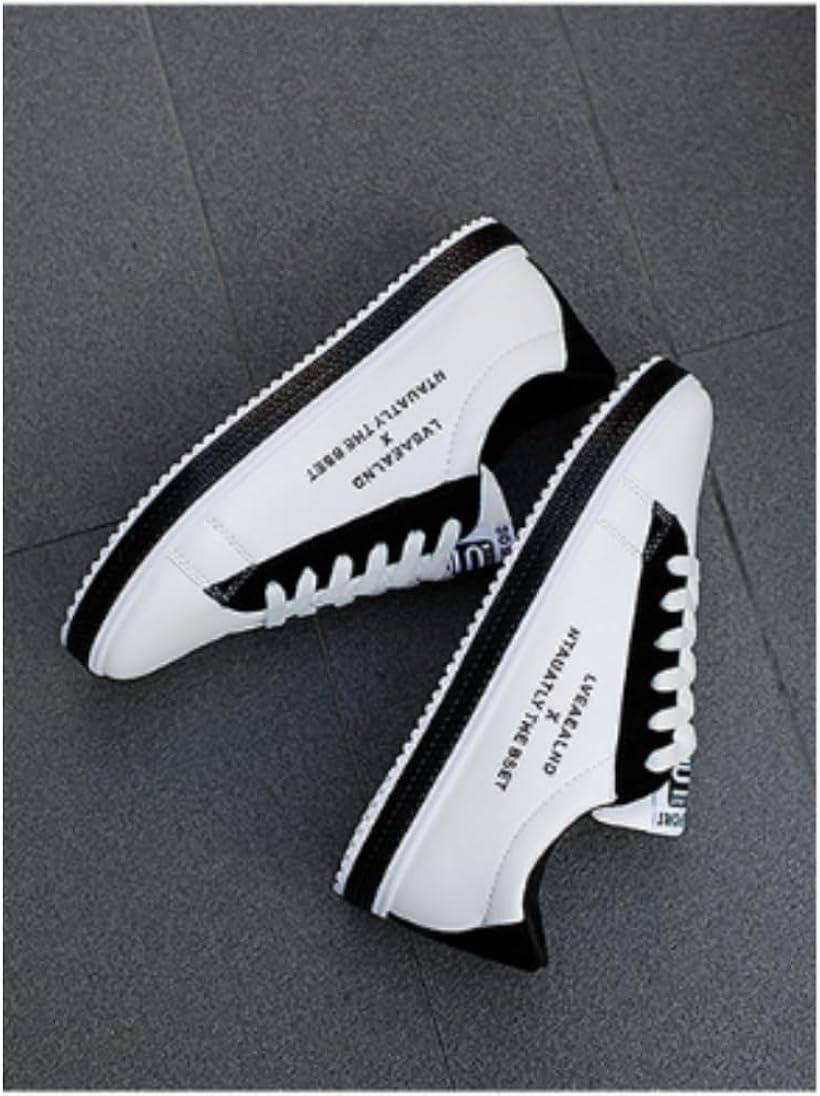 メンズ スニーカー ウォーキングシューズ 運動靴 ランニング ローカット 軽量 ジョギング 蒸れにくい 滑り止め 韓国 通勤 通学(ブラック, 24.5 cm)