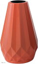 AllBright 花瓶 フラワーベース インテリア 生け花 割れない プラスチック 北欧 シンプル(オレンジ, 20.5cm)(3)