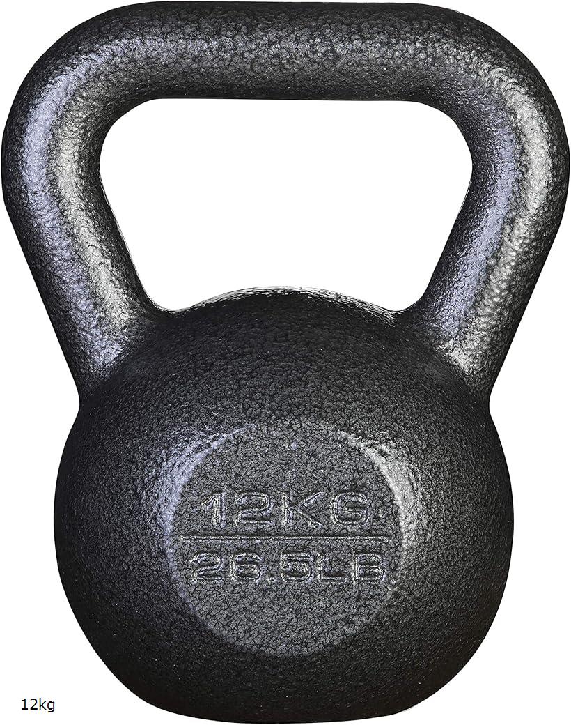 ケトルベル 一体型鋳鉄 ジムや自宅に最適(12kg)