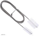 良品ラボ 排水管 掃除 ワイヤー パイプ クリーナー フレキシブル ブラシ 柔軟 配管 1個(ホワイト)
