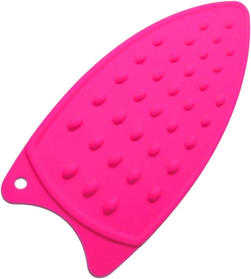 アイロンスタンド シリコン マット ボード 耐熱 パッド 滑り止め(ピンク)