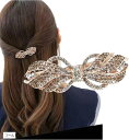 バレッタ ビジュー ストーン 金具 髪留め ヘアクリップ おしゃれ 大人 上品 ライン(ゴールド)