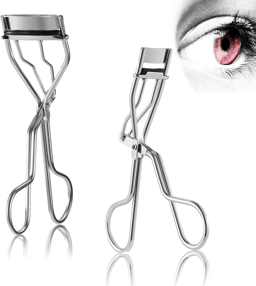 一重 奥二重用 アイラッシュカーラー まつ毛 人気 携帯用 (シルバー)