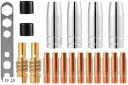 【楽天ランキング1位入賞】半自動 溶接機 消耗品 ノズル コンタクト チップ ホルダー MIG15AK MB15 MAG Co2溶接トーチ 0.8mm MIG100 MIG130 MIG160 MIG200