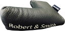 ロバートアンドスミス フルグレインレザー 本革製ピンタイプ パターカバー ブラックタイプマグネット開閉タイプ( 黒)