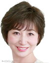 ウィッグ ショート 中高年 ボブ フルウィッグ レディース コスプレ おしゃれ カツラ 自然 ミセス 女性 ウイッグ 女装 帽子ウィッグ(ダークブラウンヘア)