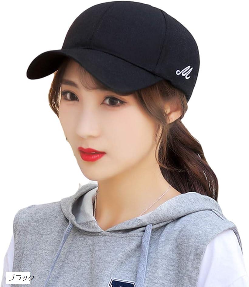 ジーティアモ キャップ レディース サイド 英字 ワンポイント 刺繍 アジャスター 調節 帽子 きゃっぷ ..