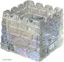 灰皿 ガラス おしゃれ タバコ 四角 小さい クリスタル レトロ 卓上 大容量 かわいい(クリアブルー, 8.5cmx8.5cmx7.8cm)