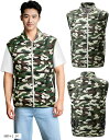 互換性 空調作業服 ベスト 服のみ 9cm穴 洗い替えに便利 ベスト作業着 冷却ウェア 釣り ゴルフ 夏用 男女兼用 吸汗 速乾 単品(迷彩+1, M)