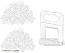 タイルクリップ 3mm タイルスペーサー 1000個(目地幅3mm-1000個)