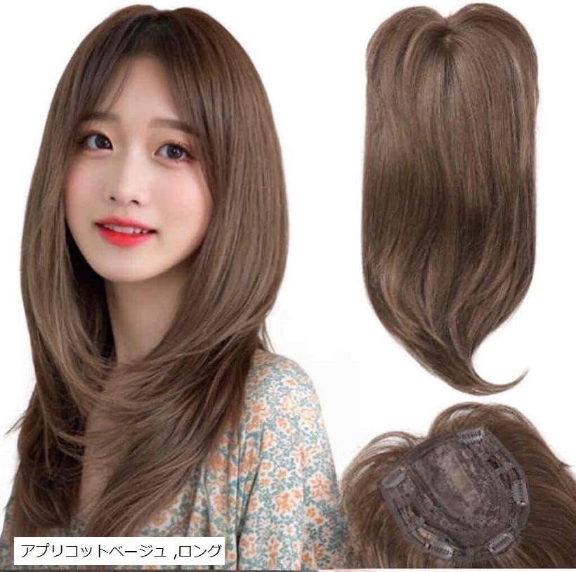 部分ウイッグ ヘアピース ロングストレート ボブ 自然 30cm 50cm 通気性 人工スキン ポイントウイッグ ..