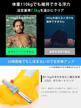 ライフジャケット ベルト 釣り 自動 手動 膨張 青 自動膨張(青 自動膨張)
