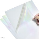 ホログラム 透明 フィルム ラミネート 印刷用紙 A4 25枚 a665(クリア)