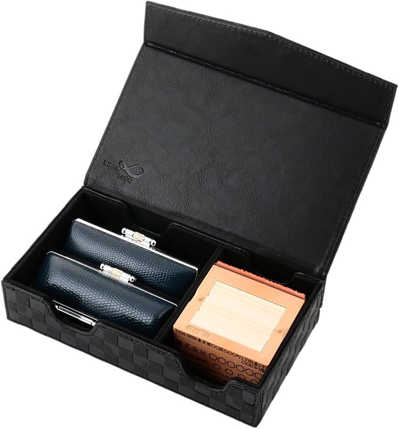 【楽天ランキング1位入賞】Möbius 市松模様で縁起のいい・印鑑ケースシリーズ 印鑑ケース2本＋ゴ ...