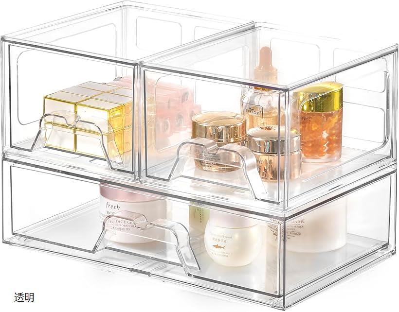 メイクボックス 化粧品収納ボックス アクセサリーケース コスメ収納 メイクケース 小物収納 アクリル ...