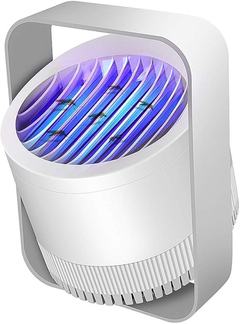 蚊取り器 uv光源吸引式捕虫器 360°強力吸引 USB給電式 光触媒技術 光波誘導 薬剤不用 静音 省エネ 蚊ランプのサムネイル