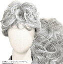 ウィッグ 白髪 白髪かつら 医療用 フルウィッグ ショート グレイヘア 高齢者 中高年 シニア ウルフ ボブ 耐熱 レディース 人工毛 ミセス つむじ(白8黒2...