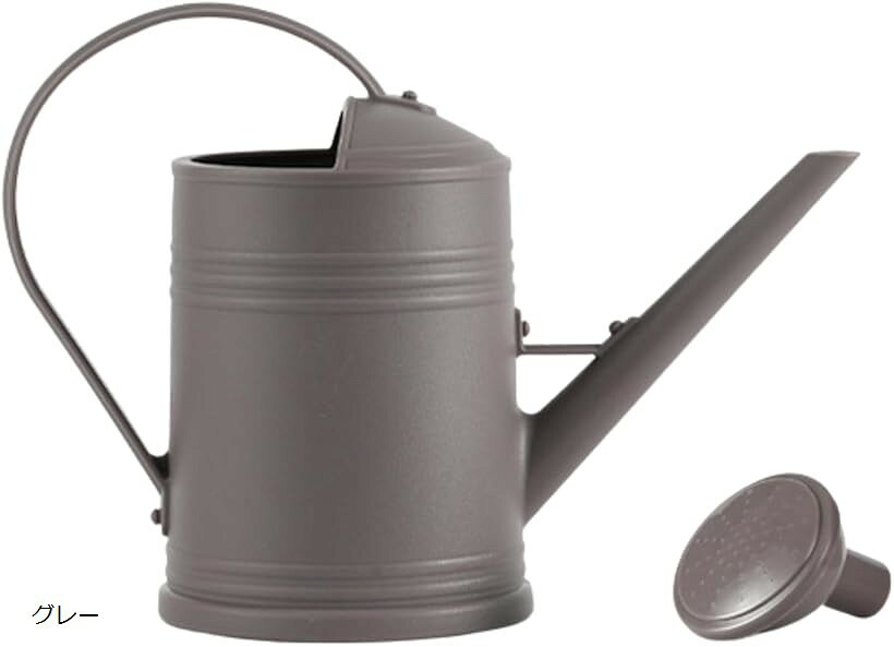 じょうろ おしゃれ 小型 屋外 散水 ガーデニング 園芸 水やり 北欧風2L (グレー, 2L)