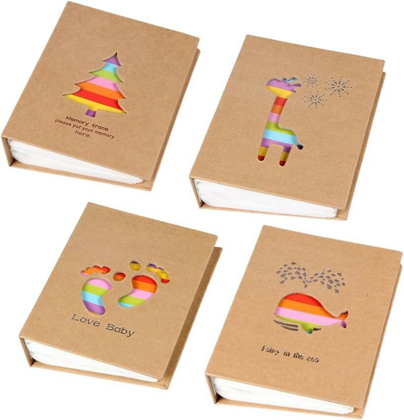 アルバム 大容量 写真 収納 見開き エコー写真 かわいい おしゃれ 出産祝い 結婚祝い 記念 ギフト 800..