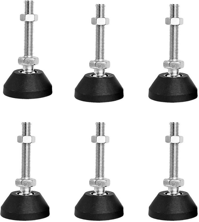 家具足 固定脚 家具用固定脚 アジャストボルト 回転可能 交換脚 機械レベリング足 継ぎ足 レベリングフ..