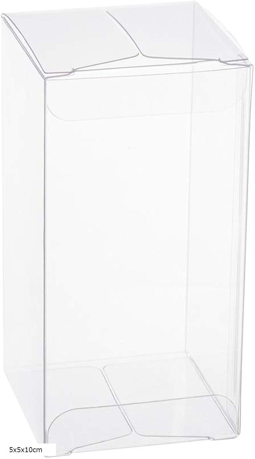 PVCƩץ饹å ޤߥܥå (Ʃ, 5x5x10cm 20)