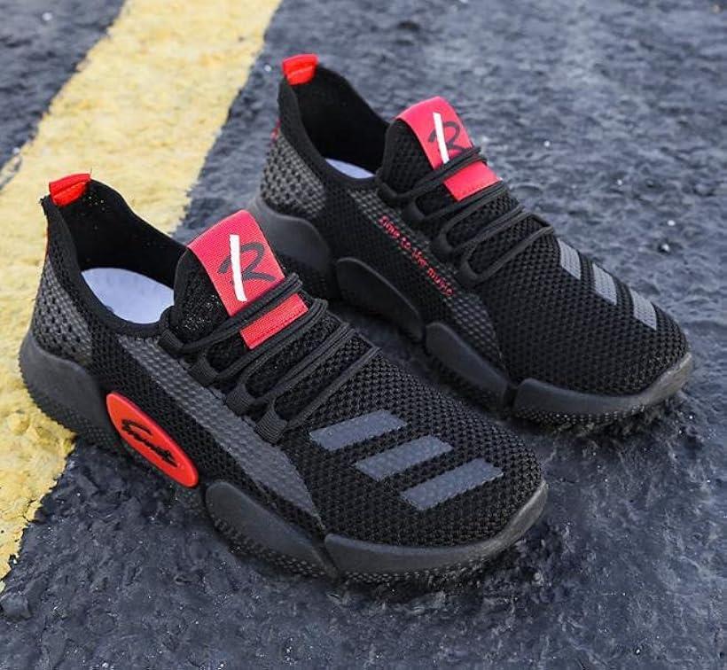 エンプティオ エアー フィットネス かかと踏める メッシュ スポーツ スニーカー メンズ ランニング 通気性 スリッポン カスタム ウォーキング 運動靴(ジェットブラック, 27.0 cm)