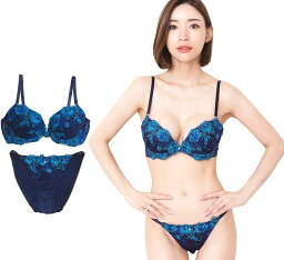 【全品P5倍★ワンダフルデー】 母の日 Laulea Akoakoa レディース ブラジャー ブラ ショーツ 上下 セット 女性 下着 大人 花柄 刺繍 可愛い