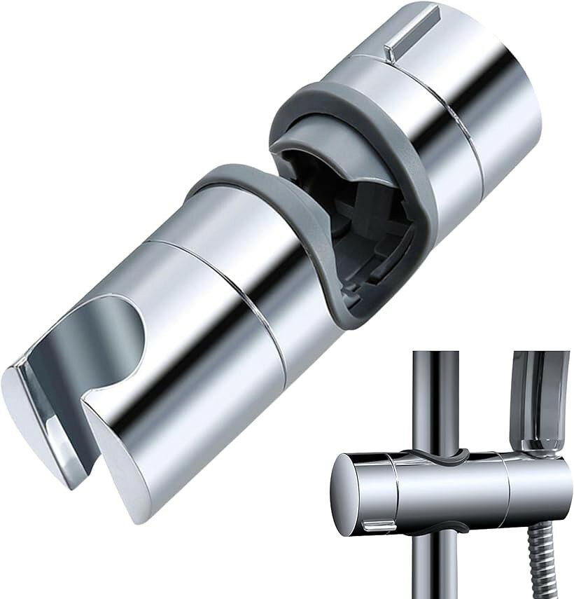 商品コード2bugd05rcp商品名シャワーフック スライドバー用 ホルダー ハンガー 19–25mm丸パイプ専用 角度調整 固定力強化 工具不要 取付簡単ブランドEast Leafカラーシルバー「工具不要の簡単取付」スライドバーを外さず、ハンドルを回すだけで簡単に取り付け可能。直径19～25mmのバー(丸パイプ)に対応し、取り外しもスムーズ。＊ご購入前に必ずお手持ちのシャワーバーの直径をご確認ください。「使い勝手に優れた角度調整機能」 シャワーヘッドの角度を自由に調整可能な設計で、快適なシャワータイムを実現します。360°回転に対応し、ユーザーの好みに応じた位置調整が可能です。「高さ調整がスムーズ」シリコンパッド設計でスライドが滑らか。バーを傷つけず静かに上下調節が可能です。「軽量で扱いやすい」 本体には軽量かつ耐衝撃性に優れたABS樹脂を採用。水回りでも扱いやすく、取り付けや日常使用においても安定した性能を発揮します。外装はメッキ仕上げで、見た目にも高級感があります。「仕様」サイズ:126mmx40mm、対応バー直径:19-25mm専用、素材:ABS（表面：メッキ仕上げ）、機能:360°回転、上下スライド、角度調整、カラー：シルバー※ 他ネットショップでも併売しているため、ご注文後に在庫切れとなる場合があります。予めご了承ください。※ 品薄または希少等の理由により、参考価格よりも高い価格で販売されている場合があります。ご注文の際には必ず販売価格をご確認ください。※ 沖縄県、離島または一部地域の場合、別途送料の負担をお願いする場合があります。予めご了承ください。※ お使いのモニタにより写真の色が実際の商品の色と異なる場合や、イメージに差異が生じることがあります。予めご了承ください。※ 商品の詳細（カラー・数量・サイズ 等）については、ページ内の商品説明をご確認のうえ、ご注文ください。※ モバイル版・スマホ版ページでは、お使いの端末によっては一部の情報が表示されないことがあります。すべての記載情報をご確認するには、PC版ページをご覧ください。