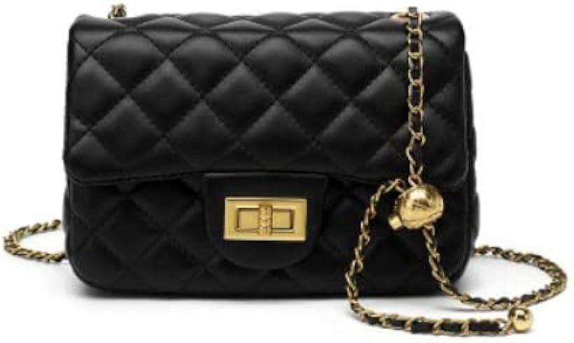 ショルダーバッグ キルティング モコモコ ミニショルダー レディース 量産型 地雷系 ブラック 韓国 おしゃれ かわいい (ブラック)