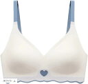 ブラジャー ノンワイヤーブラジャー ワイヤレスブラジャー 無縫製 かわいい(ホワイト, L)(4)