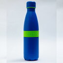 ステンレスボトル 炭酸対応 保冷 保温 カラフル 水筒 500ml サステナブル マイボトル エコ カーボンニュートラル (ブルー)