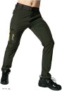 トレッキングパンツ アウトドア 登山 ズボン ストレッチ(カーキ, XL)