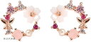 イヤリング レディース 花 桜 さくら フェイクピアス ピアス風 ノンホールピアス