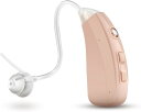 集音器 デジタル 耳掛け式 充電式 高齢者 日本語取扱説明書付き (肌色 ベージュ)