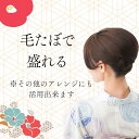 【全商品P5倍★5/16 1:59迄】毛たぼでヘアプラス＋ つけ毛 毛綿 すき毛 あんこ 日本髪 和装 ヘアセット ヘアトップ (25g, ナチュラルブラック) 3