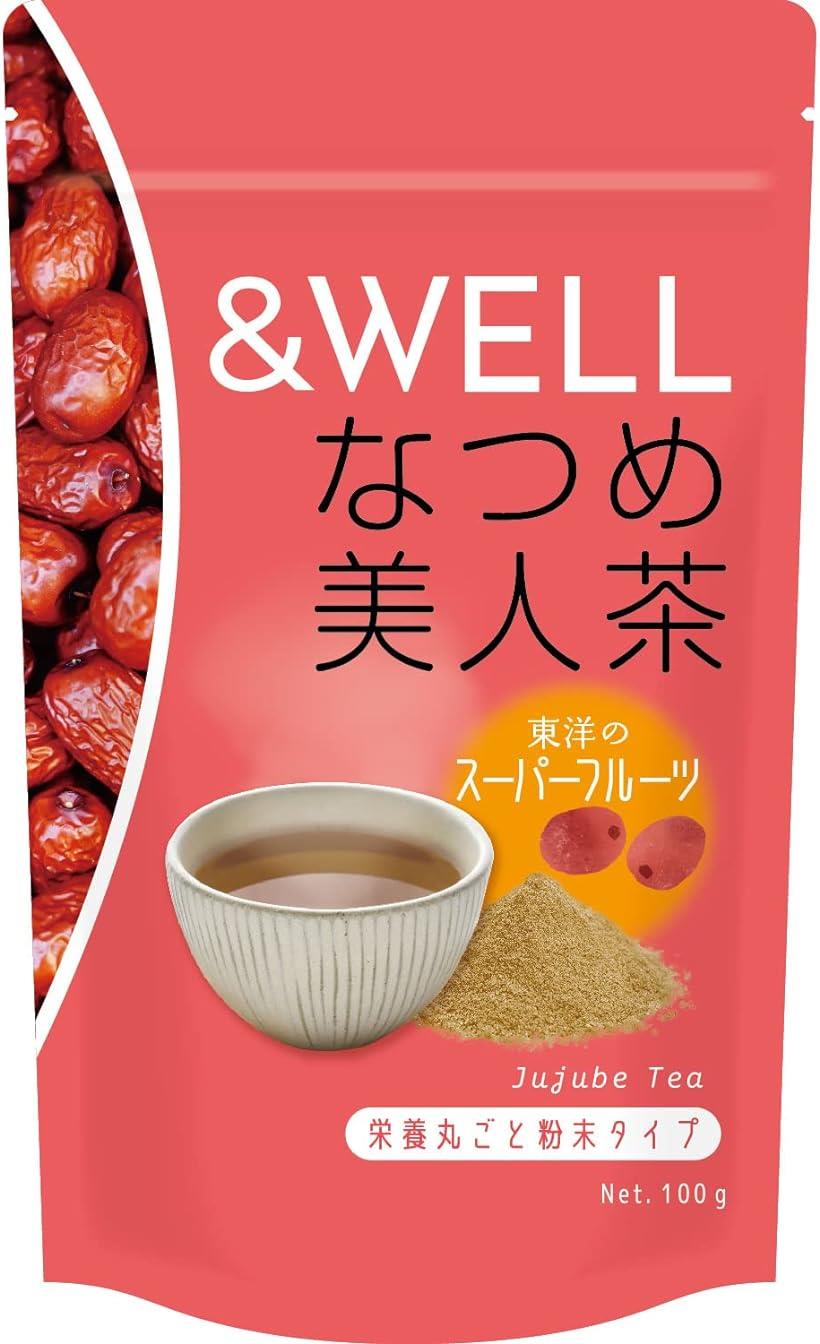 なつめ茶 なつめ 栄養丸ごと粉末 50杯分 パウダー ノンカフェイン 100g フェムケア (1)