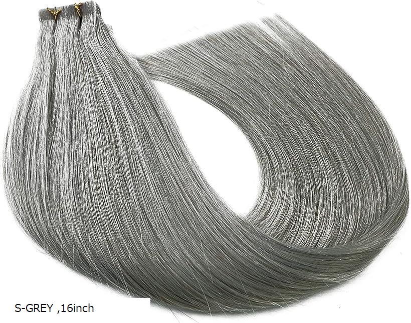  륨 TAPE hair ߡ 顼 å ƥ󥷥 10(S-GREY, 16inch)