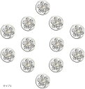 ヘアアクセサリー 髪飾り ラインストーン スクリューピン ヘアクリップ ヘアリング 髪留め 編み込み ねじ込み 回転(シルバー)